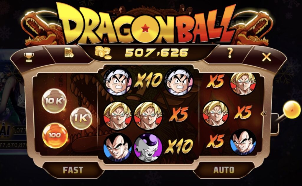 Minigame Dragon ball tại Zowin