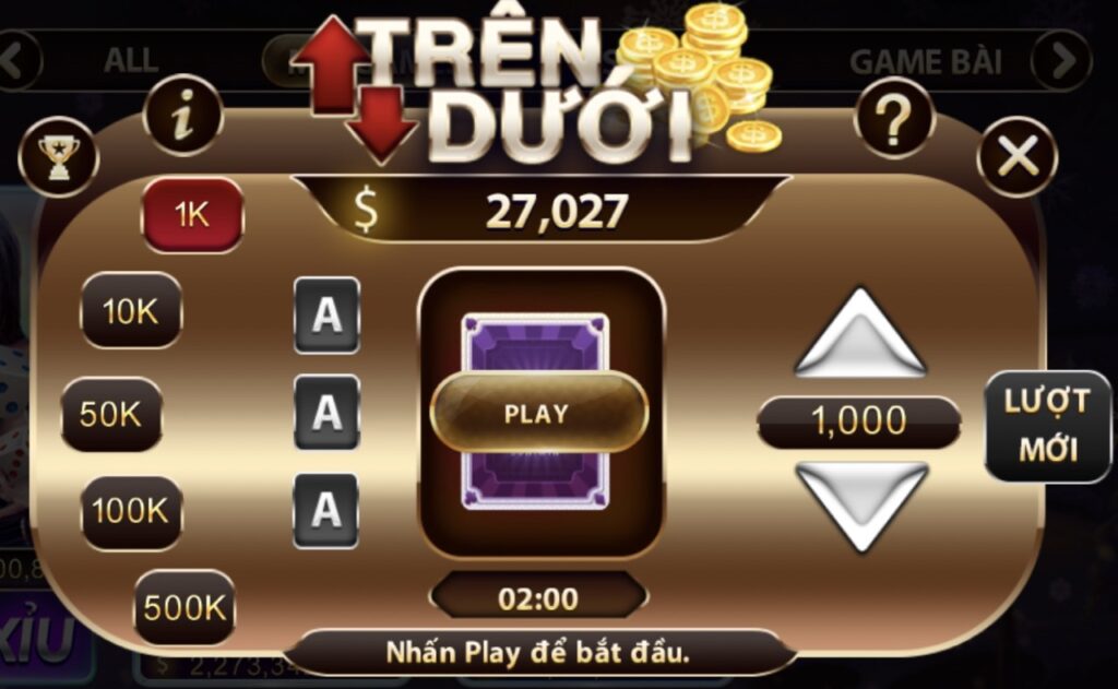 Minigame trên dưới tại Zowin 2023